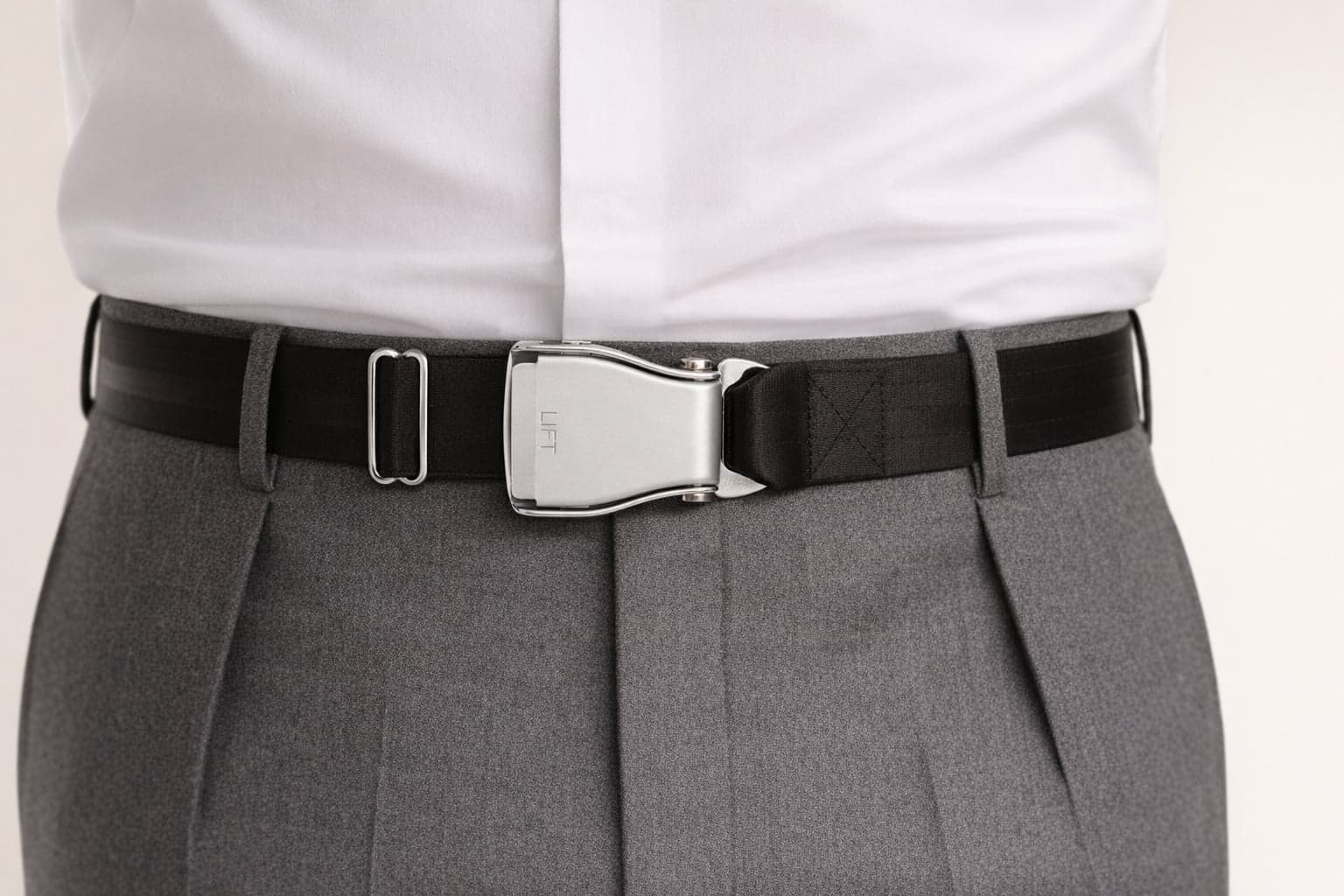 Fly-Belts POLAR airplane belt in black — view 4